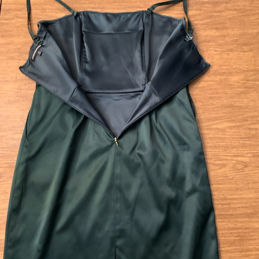 Express Design Studio Spaghetti Strap Dark Green … - image 5